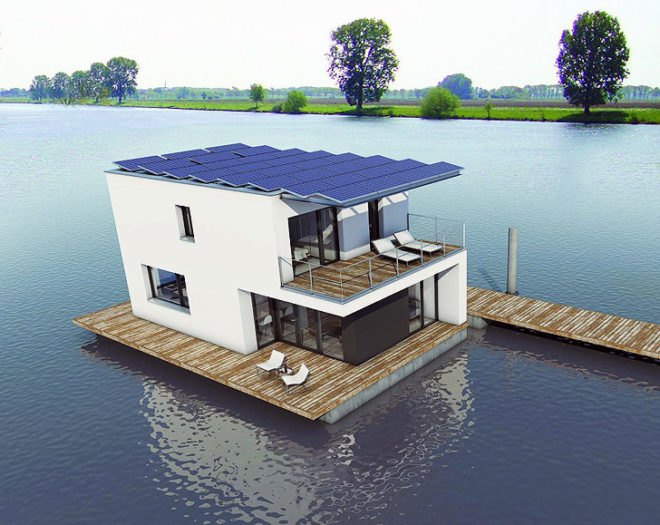 green design, eco design, sustainable design, off the grid home, passivhaus standard, passivhaus houseboat, Autarkhome, Ikea, Pieter Kromwikj, Maastricht houseboat