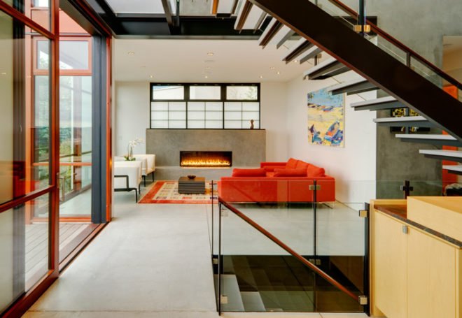 Capitol Hill Residence, Capitol Hill, Seattle, Washington, Balance Associates Architects, Architecture, sustainable, daylighting, modern design, Charter Construction, photovoltaic system, geothermal, energy efficient, solar shading
