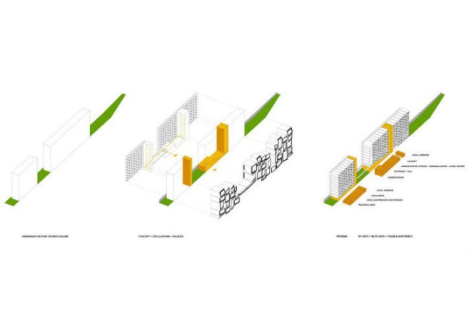 Basket Apartments, OFIS, eco apartments, student housing, paris, green housing, studio apartments,