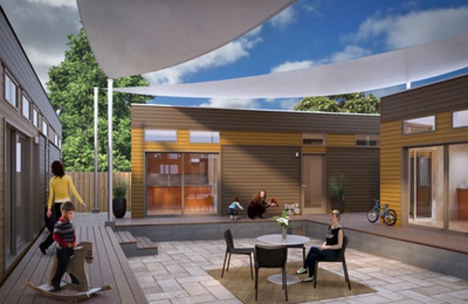 Blu Homes, Affordable Housing, Homeless Housing, Novato, California, Marin County, Oma Village, Prefabricated, housing, sustainable, Homeward Bound of Marin County