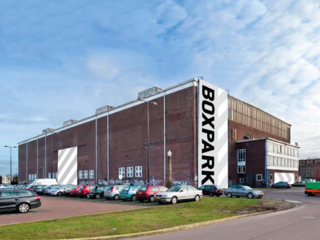 Boxpark, NDSM, Amsterdam, boxpark ndsm, pop up mall, shipping container mall, cargotecture, pop up shop