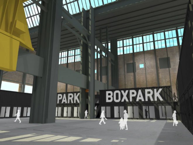 Boxpark, NDSM, Amsterdam, boxpark ndsm, pop up mall, shipping container mall, cargotecture, pop up shop