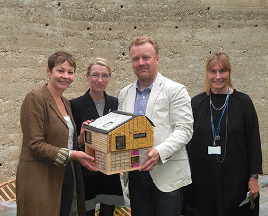 university of brighton, the house that kevin built, brighton, duncan baker-brown, waste, uk