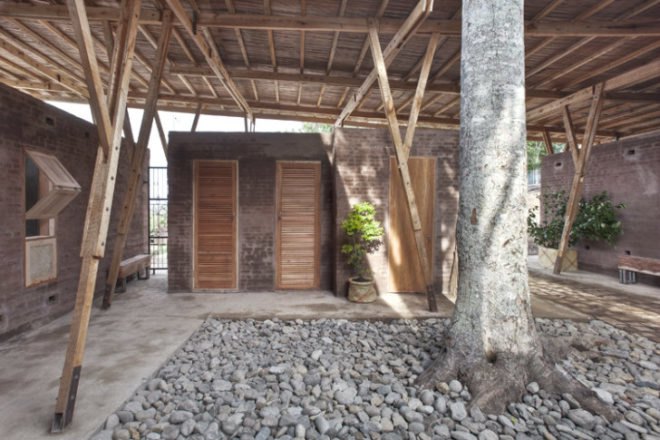 Cassia Co-op Training Centre, TYIN Tegnestue, cinnamon, humanitarian design, sumatra, earthquake resistant, local materials, training centre