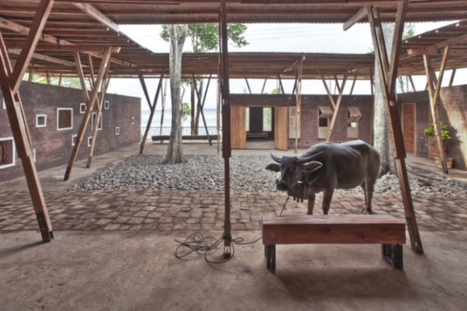 Cassia Co-op Training Centre, TYIN Tegnestue, cinnamon, humanitarian design, sumatra, earthquake resistant, local materials, training centre