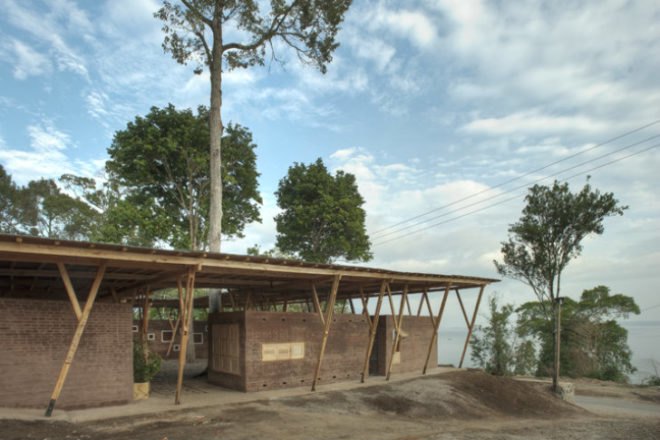 Cassia Co-op Training Centre, TYIN Tegnestue, cinnamon, humanitarian design, sumatra, earthquake resistant, local materials, training centre