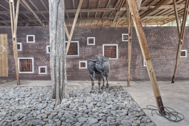 Cassia Co-op Training Centre, TYIN Tegnestue, cinnamon, humanitarian design, sumatra, earthquake resistant, local materials, training centre