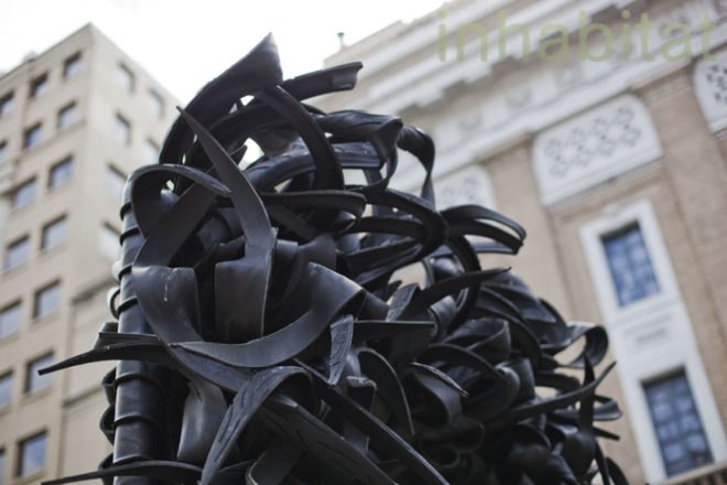 Chakaia Booker, Recycled Rubber Sculptures, Washington DC, New York Avenue, Women's Museum