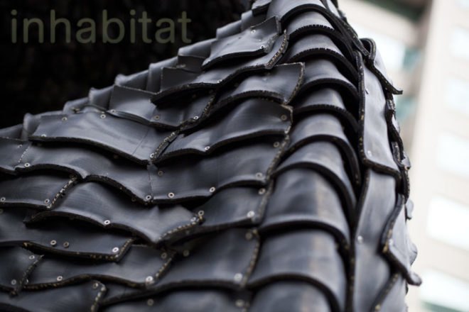 Chakaia Booker, Recycled Rubber Sculptures, Washington DC, New York Avenue, Women's Museum