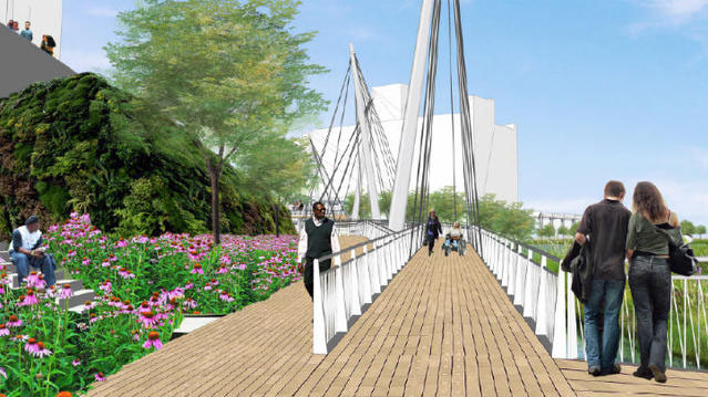 Chicago riverwalk, Chicago river, Chicago river walk, Wacker Drive, Chicago, landscape architecture