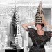 green design, eco design, sustainable design, DIY Halloween Costume, Chrysler Building Costume, Green Halloween, architecture costume, green halloween costumes, Art Deco costumes