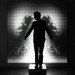 green design, eco design, sustainable design, LED sculpture, Victoria and Albert Museum, Cinimod Studio, Ice Angel, interactive LED installation, Angel WIngs