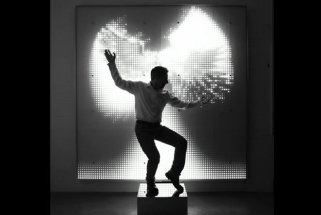 green design, eco design, sustainable design, LED sculpture, Victoria and Albert Museum, Cinimod Studio, Ice Angel, interactive LED installation, Angel WIngs
