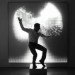 green design, eco design, sustainable design, LED sculpture, Victoria and Albert Museum, Cinimod Studio, Ice Angel, interactive LED installation, Angel WIngs