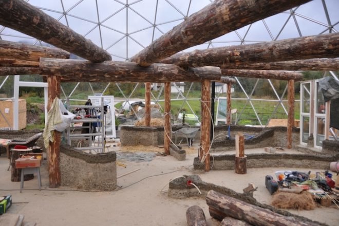 Heartfollowers, solar dome, cob house, Norway, permaculture, green design, sustainable design, eco-design, wastewater treatment, natural materials, natural ventilation