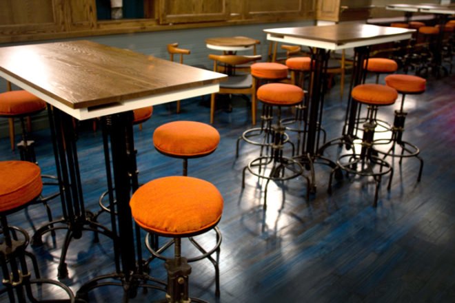 Joaquín Simó, green design, eco design, sustainable design, Warren Red, Dieter Cartwright, Jonathan McElroy, Pouring Ribbons, Reclaimed materials, sustainable interiors, designer interviews, East Village, Avenue B Bars, mixology, classic cocktails Manhattan