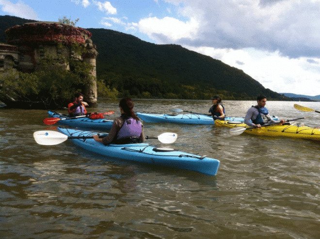 activities fall nyc, fall destination new york, discover outdoors, kayaking fall new york