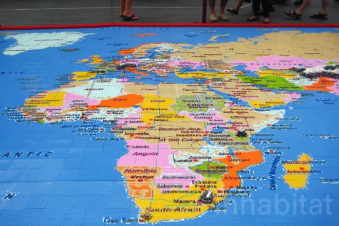 Ana Lisa Alperovich, Our World in LEGO®, Danish design, Festival of the World, South Bank, London, LEGO, reusable bricks, building blocks, world map, art,