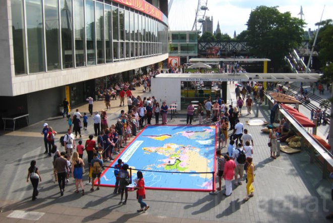 Ana Lisa Alperovich, Our World in LEGO®, Danish design, Festival of the World, South Bank, London, LEGO, reusable bricks, building blocks, world map, art,