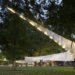 ENfold Pavilion, Perkins+Will Architects, Boston architecture, interactive installation, reusable materials, green design, art installation, reusable material, sustainable design, temporary exhibition