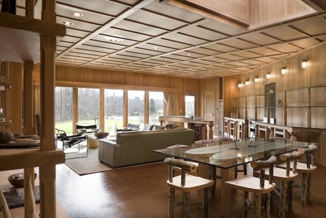 Allan Shope Architects, earth-bermed house, upstate New York, recycled materials, solar power, green design, sustainable design, eco-design, Bob Vila, New York