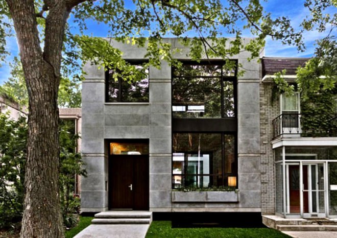 Ecologia Montreal, Montreal, Quebec, Canada, Sustainable, LEED Platinum, Gervais Fortin, single family home, recycled, eco-friendly, contemporary, Biogeometry, electromagnetic fields, balanced home