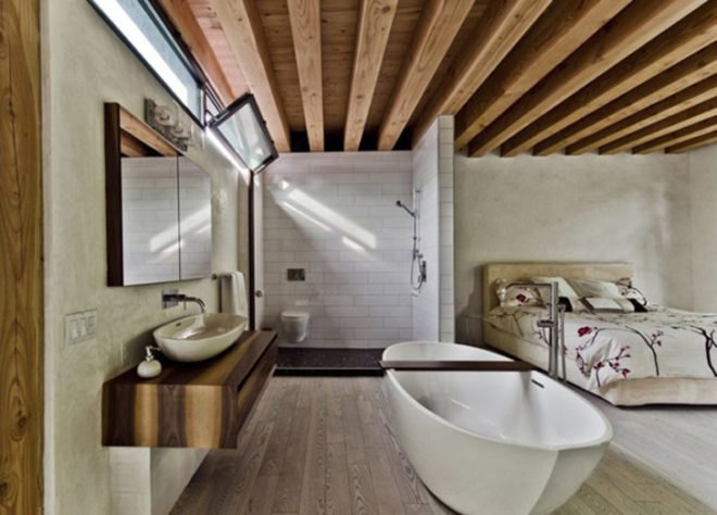 Ecologia Montreal, Montreal, Quebec, Canada, Sustainable, LEED Platinum, Gervais Fortin, single family home, recycled, eco-friendly, contemporary, Biogeometry, electromagnetic fields, balanced home