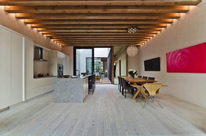 Ecologia Montreal, Montreal, Quebec, Canada, Sustainable, LEED Platinum, Gervais Fortin, single family home, recycled, eco-friendly, contemporary, Biogeometry, electromagnetic fields, balanced home