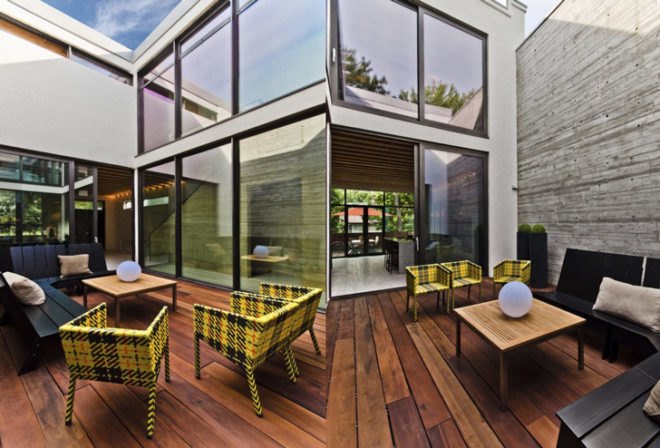 Ecologia Montreal, Montreal, Quebec, Canada, Sustainable, LEED Platinum, Gervais Fortin, single family home, recycled, eco-friendly, contemporary, Biogeometry, electromagnetic fields, balanced home