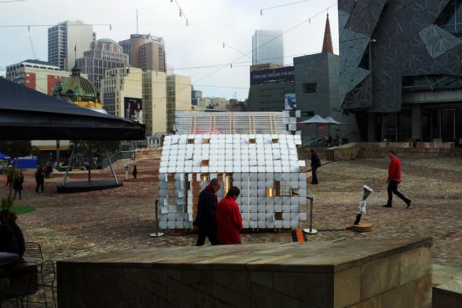 Feel Free, Analog Structures, prefab shelter, temporary shelter, melbourne, arkit, cnc technology