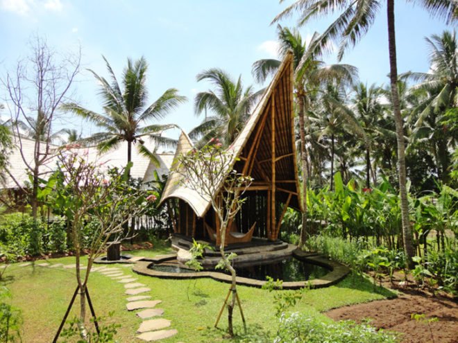 Green Village Bali, Ibuku, Bali architecture, bamboo architecture, eco-houses, sustainable bamboo houses, eco-resorts