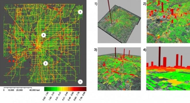 hestia, arizona state university, greenhouse gas emissions, greenhouse gases, carbon emissions, urban landscapes, urban pollution, hestia system, environmental science and technology