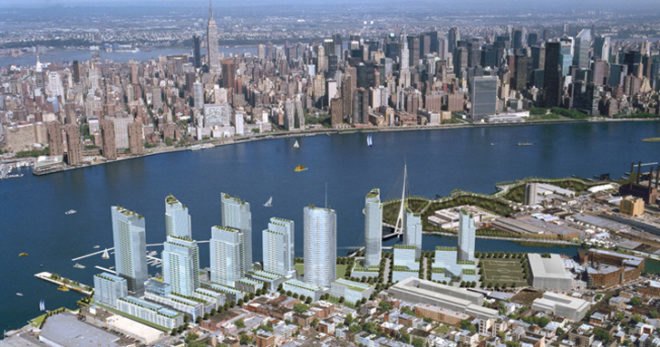 green design, eco design, sustainable design, Santiago Calatrava, Greenpoint Landing, Greenpoint Brooklyn, Handel Architects, Long Island City, Santiaga calatrava bridge