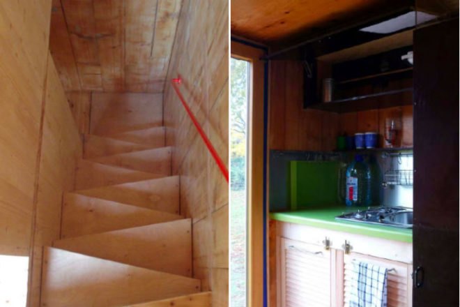 Homebox, Han Slawik, wooden shipping container, cargotecture, mobile home, movable house, micro home, small space living