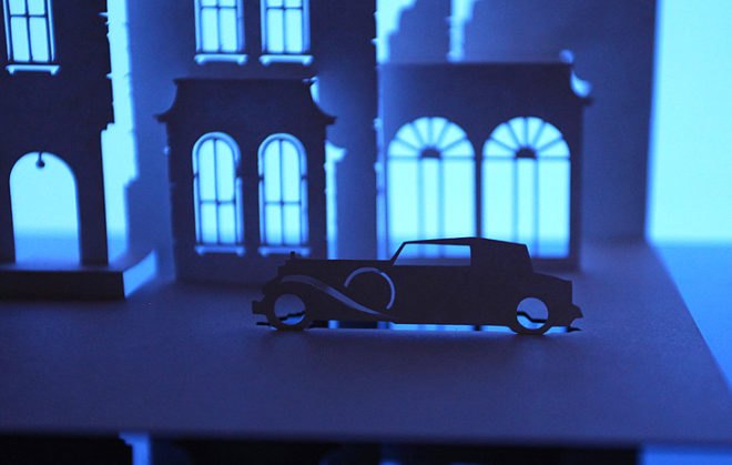 green design, eco design, sustainable design, Paper Dandy, Marc Hagan-Guirey, kirigami, Horrorgami, paper art, recycle art, One and a half Gallery, origami