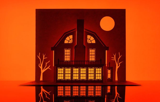 green design, eco design, sustainable design, Paper Dandy, Marc Hagan-Guirey, kirigami, Horrorgami, paper art, recycle art, One and a half Gallery, origami