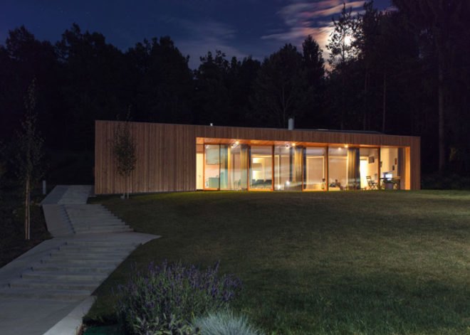 House MJ, Novo Mesto, Kombinat, Slovenia, clerestory, daylight, daylighting, green roof, architects, architecture, Blaž Kandus