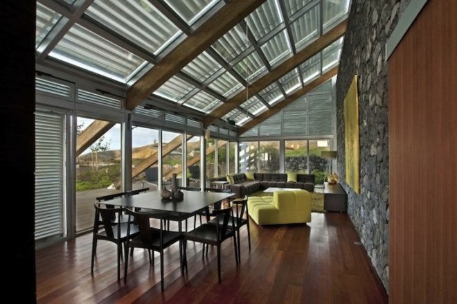 Estudio Jose Luis Rodriguez Gil, wind energy, solar-energy, House in Bioclimatic Experimental Urbanization, Canary Islands, Spain, local materials, net zero, zero carbon emissions