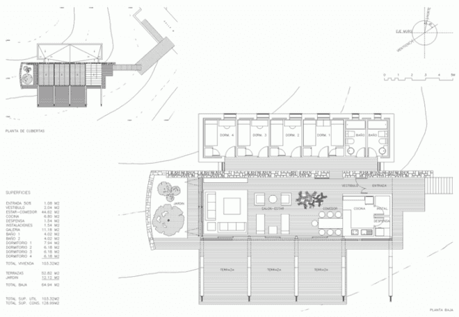 Estudio Jose Luis Rodriguez Gil, wind energy, solar-energy, House in Bioclimatic Experimental Urbanization, Canary Islands, Spain, local materials, net zero, zero carbon emissions