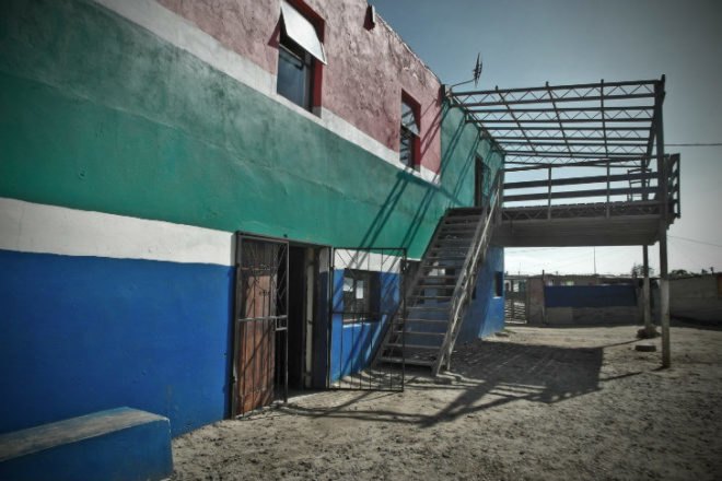 Indlovu Centre, Zvi Belling, Lani Fender, Architects Without Frontiers, South Africa, Community Center, disaster proof design, fire proof, sandbags, ecobeam