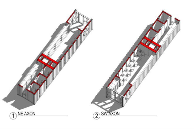 Infinite Family, Perkins Will, launchpad, shipping container learning laboratory, cargotecture, south africa