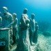 green design, eco design, sustainable design, Jason deCaires Taylor, mosaic graffiti, Invader, Bay of Cancun, underwater sculpture, artificial reef, Space Invaders, street art