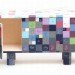 Jay Watson, recycled Corian, Pixel furniture, Corian samples, Dupont