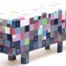 Jay Watson, recycled Corian, Pixel furniture, Corian samples, Dupont