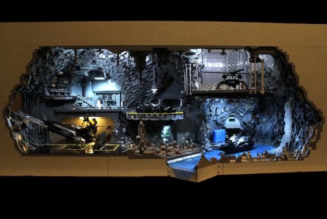 LED, Wayne Hussey, Carlyle Livingston, LEGO Bat Cave, Bruce Wayne, Batman, LED, energy-saving lights, comic book, LEGO, architecture, art