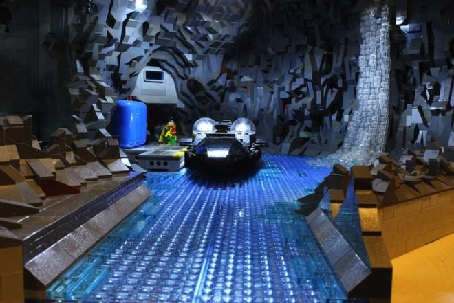 LED, Wayne Hussey, Carlyle Livingston, LEGO Bat Cave, Bruce Wayne, Batman, LED, energy-saving lights, comic book, LEGO, architecture, art