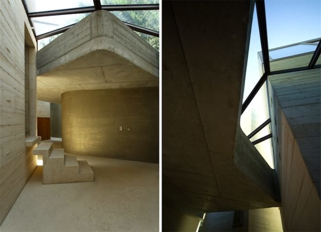 France, RIBA, christian pottgiesser architecturespossibles, pottgiesser architecturespossibles, green roof, tower home, converted orangery, green renovation, Maison L, France, bedroom towers, Manser Medal, 2012, green design, daylighting, sustainable design