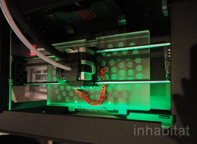 green design, eco design, sustainable design, MakerBot Industries, 298 Mulberry Street, Makerbot store, 3d printing, MakerBot Replicator 2