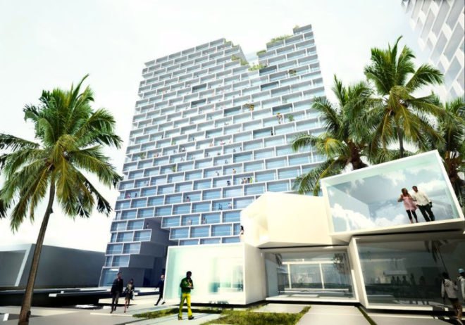 Marina Lofts, BIG, ft. lauderdale, residential development, new river, tree preservation, hanging gardens