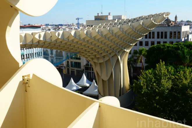 Design, Seville, Spain, world's largest wooden timber structure, waffle roller coaster, travel, Jurgen Mayer, Metropol Parasol